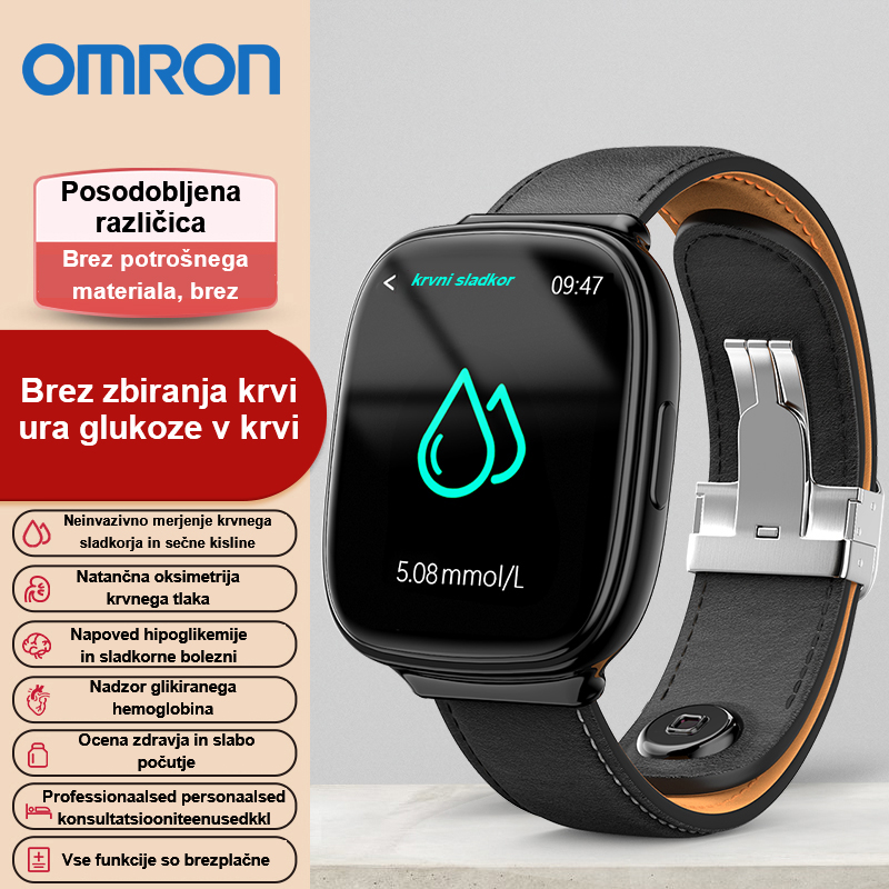 Neinvazivno merjenje krvnega sladkorja/krvnega tlaka zdravstveni pregled celega telesa + analiza srca in možganov + natančno merjenje kisika v krvi in srčnega utripa 